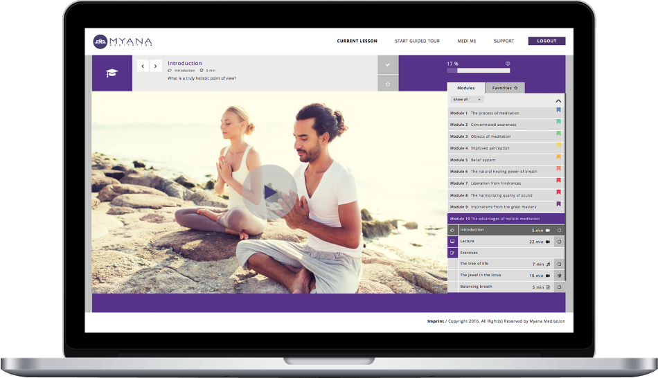 Myana dein Meditations Online Kurs